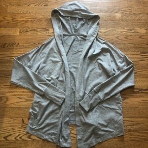 Nike Particle Core Essential Open Front Cardigan Grey